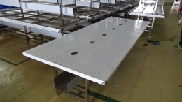 perforated stainless inox table