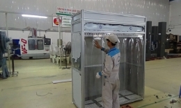 cleanroom clothes rack